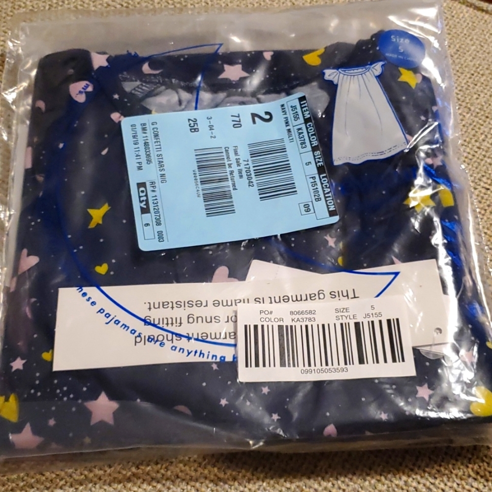 Jcrew crew cuts girls nightgown size 5